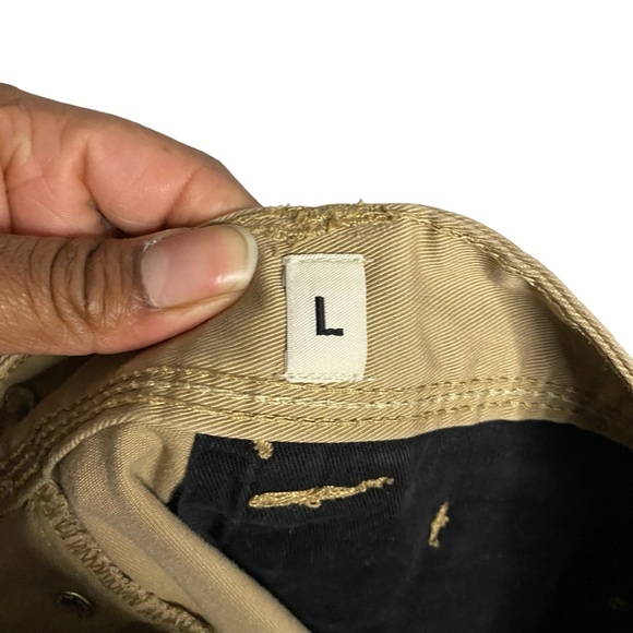 Jack & Jones Men's Tan Khaki Anti Fit Button Fly Shorts - Picture 6 of 12